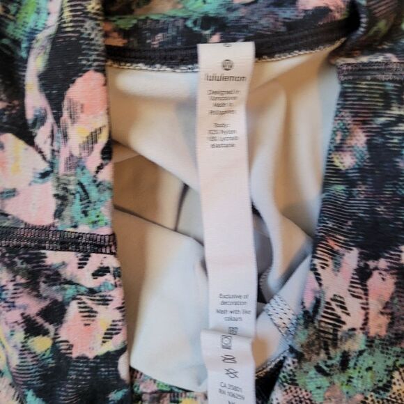 Lululemon wunder under high rise tights 3/4 - Picture 6 of 12
